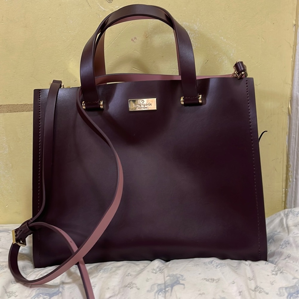 Kate Spade Plum color handbag and Crossbody